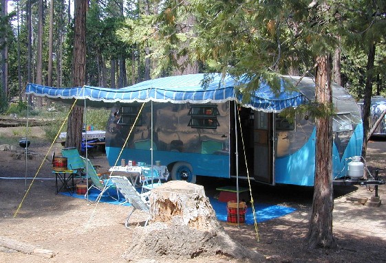 Vintage Kit Trailer at Camp Richardson in 2004